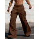 Men's Deconstructed 3D Ruched Flared Trousers
